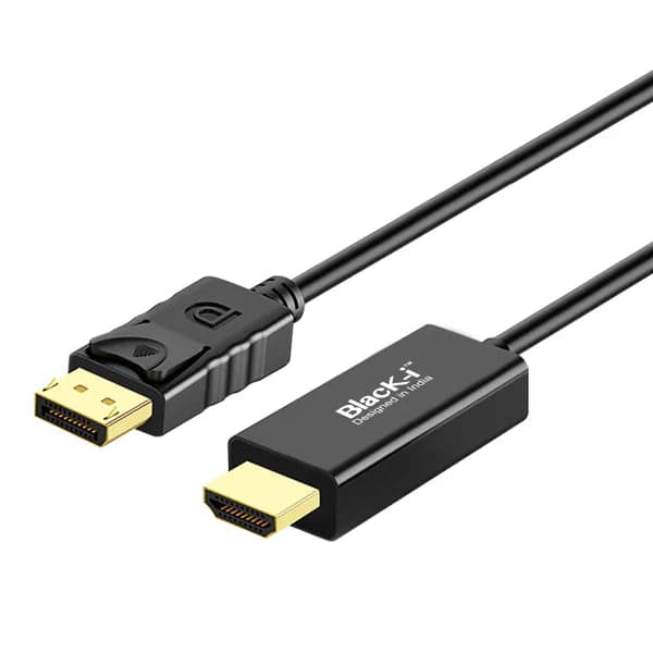 Black-i DisplayPort to HDMI 4K Cable 1.8M - View 1