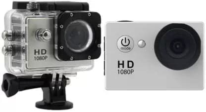 Garundropsy Action Shot HD Action Shot Full HD 12MP 1080P Black Helmet Sports Action Waterproof Camera Sports and Action Camera (Black, 12 MP) - View 1