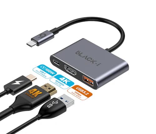 Black-i USB-C Mini Hub - View 1