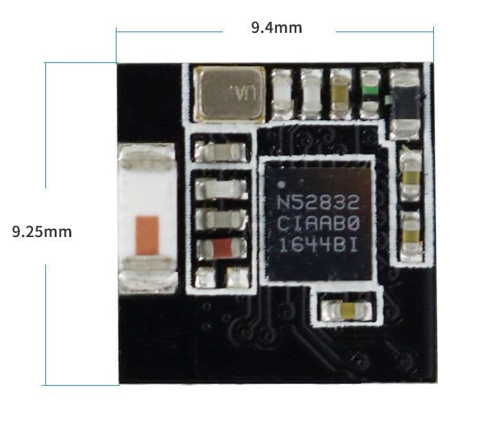 YJ-17095-nRF52832 Tiny nRF52832 SoC Based BLE5.0 Module 9.4*9.25mm - View 1