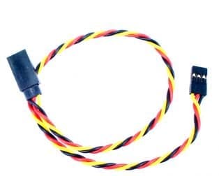 SafeConnect Twisted 15CM 22AWG Servo Lead Extension (JR) Cable - View 1