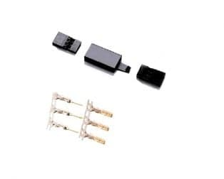 JR Servo Connector with Self locking Hook -10pcs. - View 1