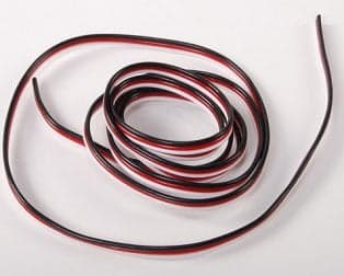 Flat 22AWG Servo Wire 1mtr (R/B/W) - View 1