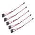 1JR Male To 2 Futaba Female Y Type Servo Extension Wire (200mm) - View 2