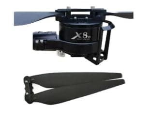 Hobbywing XRotor X8 Motor and X8 3090 or 3011 Folding Propeller Combo Kit – CCW - View 1