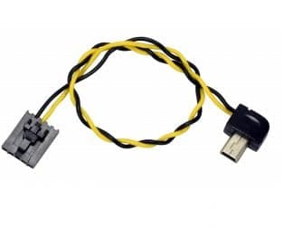 Mini USB (90° Connector) to FPV AV Output Cable for GoPro Hero 3 - View 1