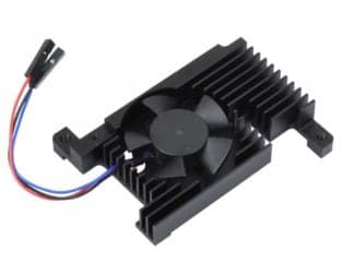 Waveshare Dedicated All-In-One Aluminum Alloy Cooling Fan For Raspberry Pi 4B, PWM Speed Adjustment, Better Cooling - View 1