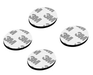 3M 20mm Dia Multipurpose Double Sided Sponge Glue Adhesive Dash pad for GPS – 4Pcs. - View 1