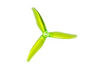 Orange Gemfan Hurricane MCK ReV3 51366-3 PC Durable Tri-Blade FPV Drone Propeller – Radioactive Yellow – (2CCW+2CW) - View 1