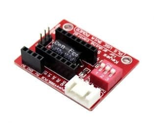 A4988 Stepper Motor Driver Controller Board- RED - View 1