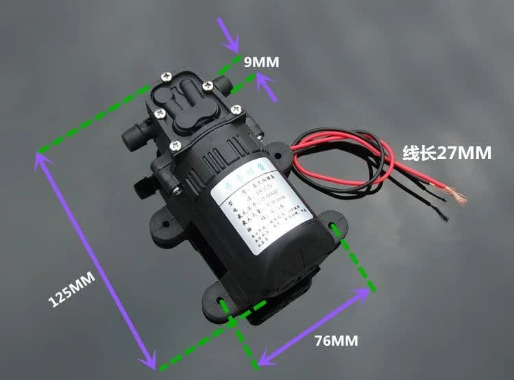 550 Diaphragm Pump 12V Water Pump for Water Spray Fish Tank Reflux Pump - View 3