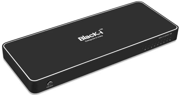 Black-i HDMI 1 Input 8 Output Splitter - View 1