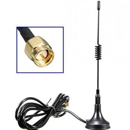 3dBi 900-1800MHz Magnetic Base GSM Antenna 20CM Length With 3 Meter SMA Male Cable - View 2