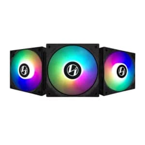 Lian Li ST120 ARGB 120mm Cabinet Cooling Fan Triple Pack-Black - View 1
