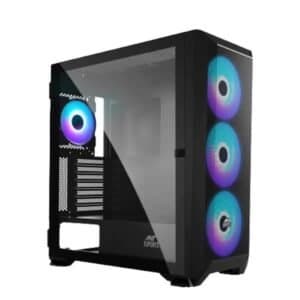 Ant Esports 711 Air Mesh ARGB Mid Tower Cabinet - View 1