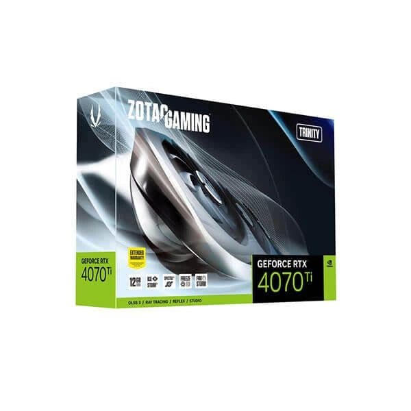 ZOTAC GAMING GeForce RTX 4070 Ti Trinity 12GB Graphics Card - View 1