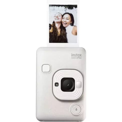 Fujifilm INSTAX Mini Liplay Hybrid Instant Camera (Misty White) - View 1