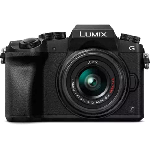 Panasonic Lumix G7 Mirrorless Camera with 14-42mm Lens (Black) - View 2