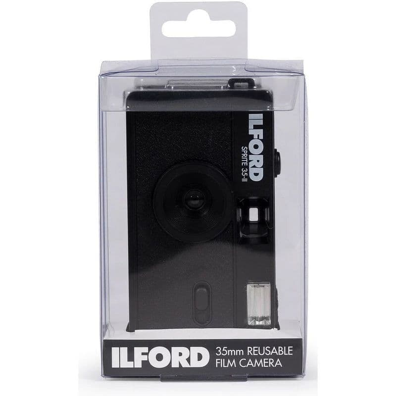 Ilford Sprite 35mm II Reusable Film Camera in Colour with Built-In Flash & Optical View Finder - View 1