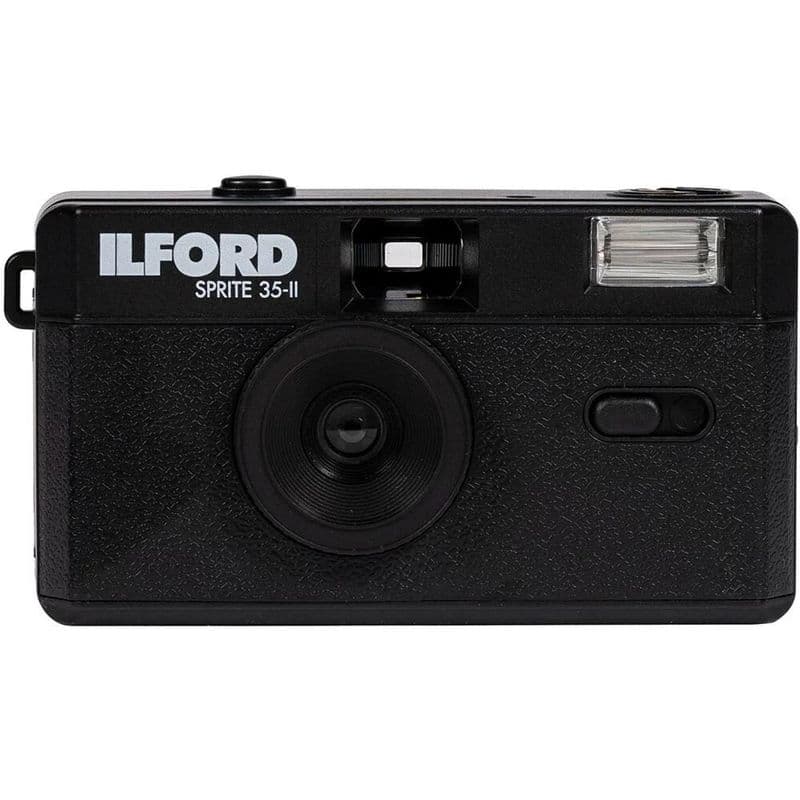 Ilford Sprite 35mm II Reusable Film Camera in Colour with Built-In Flash & Optical View Finder - View 3