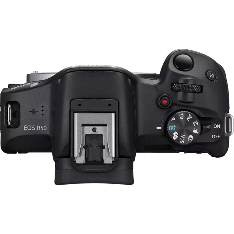 Canon EOS R50 Mirrorless Camera Body Only (Black) - View 2