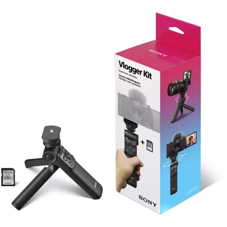 Sony ZV-E10 Mirrorless Camera with 16-50mm Lens and Content Creator Kit (Black) - View 3