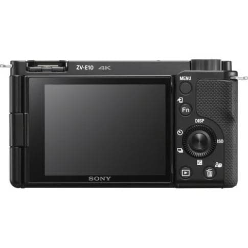 Sony ZV-E10 Mirrorless Camera (Black, 64Gb Memory Card & Carry Bag) - View 2