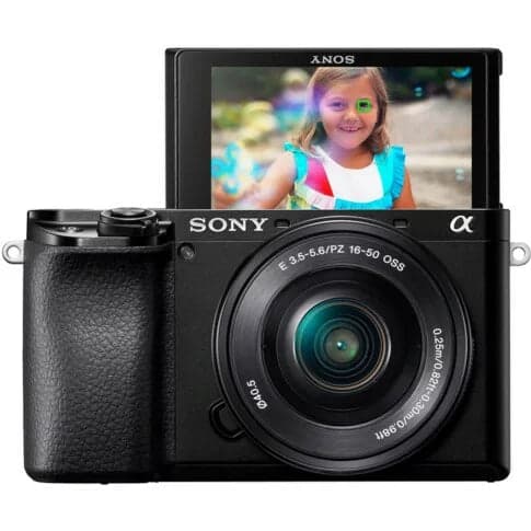 Sony Alpha ILCE 6100L 24.2 MP Mirrorless Digital SLR Camera with 16-50 mm Power Zoom Lens - View 1