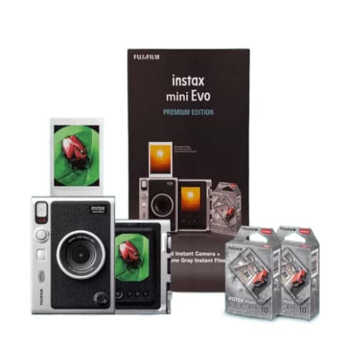 Fujifilm Instax Mini Evo Premium Edition Stone Gray - View 1
