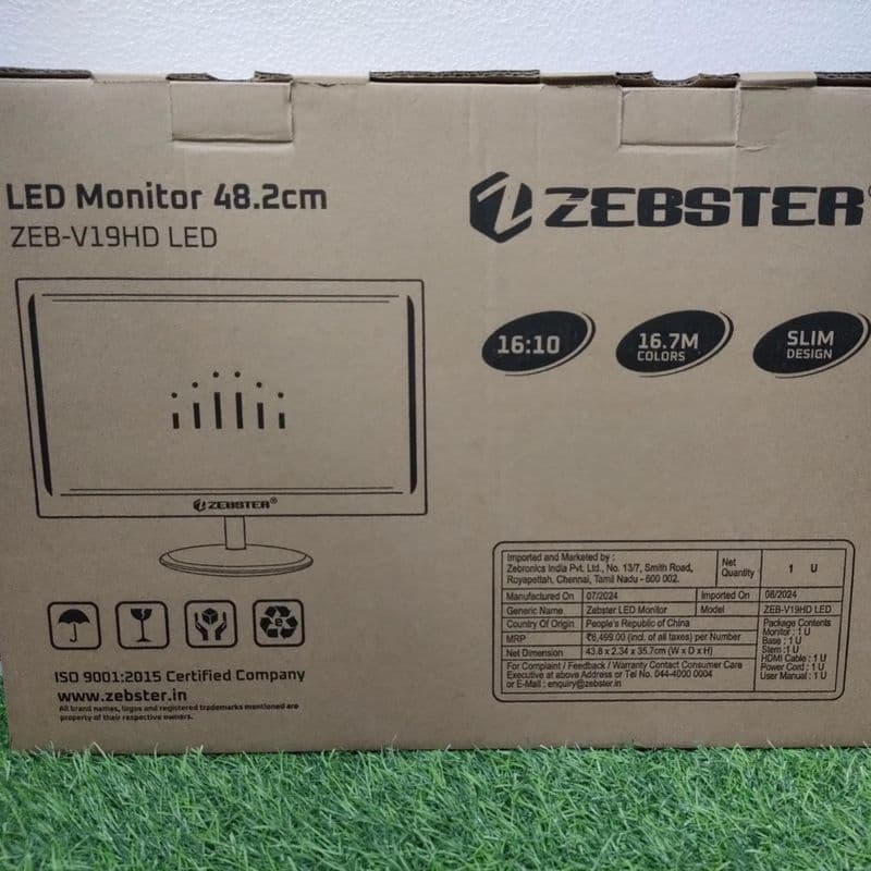 Zebster V19hd 19 inch Monitor - View 1