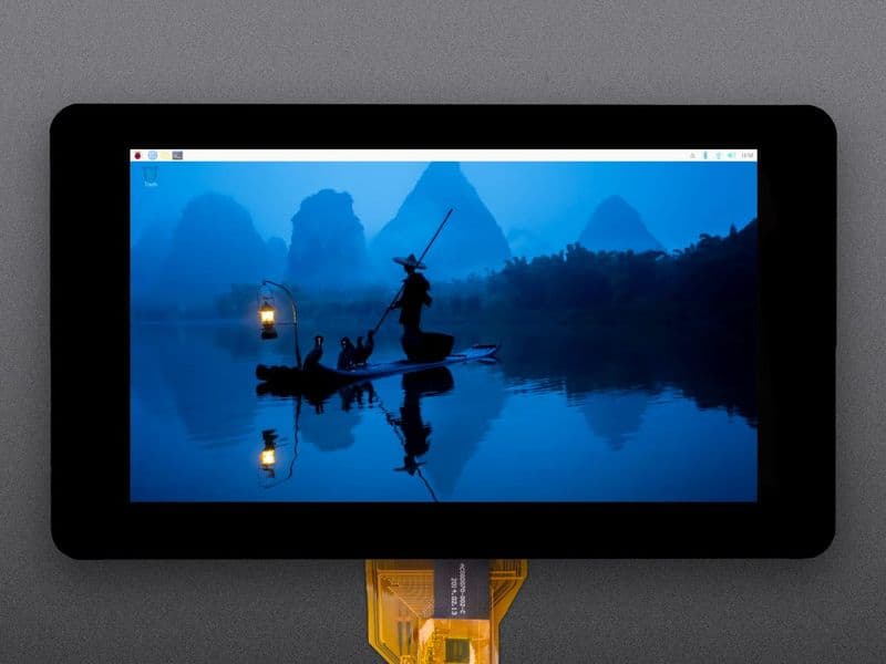 Raspberry Pi 7 inch Official Capacitive Touchscreen Display - View 1
