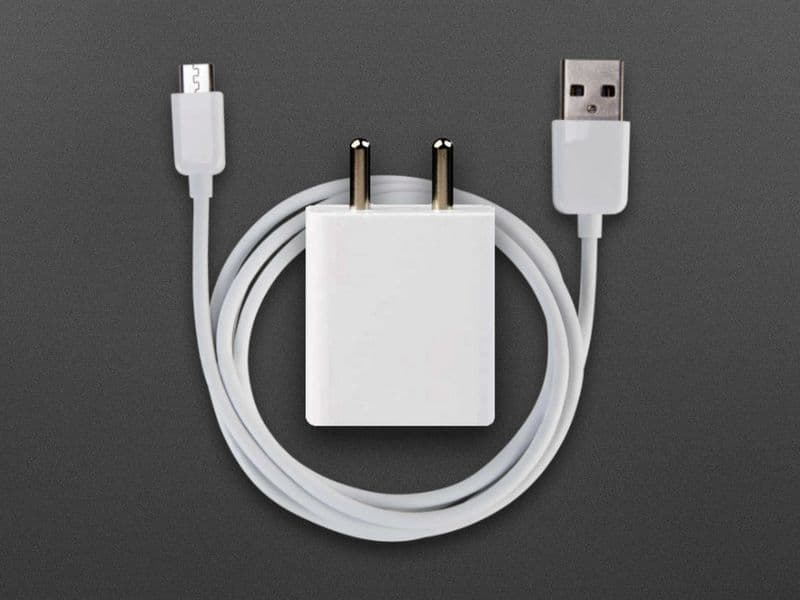 5V 2A Power Adapter with Micro USB Cable - View 1