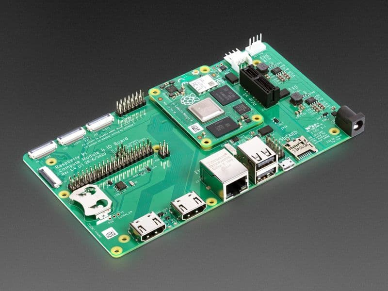 Raspberry Pi Compute Module 4 IO Board - View 2