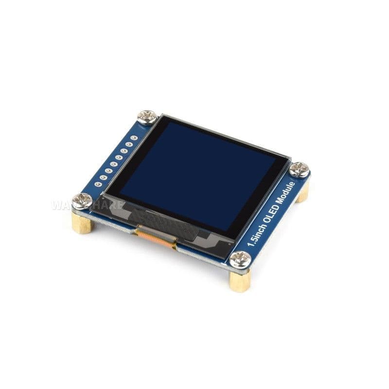 Waveshare 1.5inch 128x128 OLED display with 16 grey scale - View 1