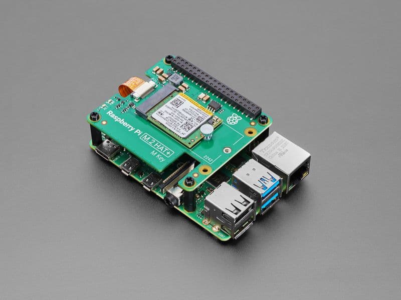Raspberry Pi M.2 Hat+ for Pi 5 - View 3