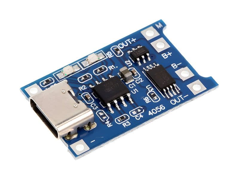 TP4056 1A Lithium Ion Battery Charging Board with Current Protection - View 3