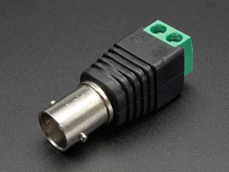 BNC Male Plug / Female Jack with Terminal Block - View 3