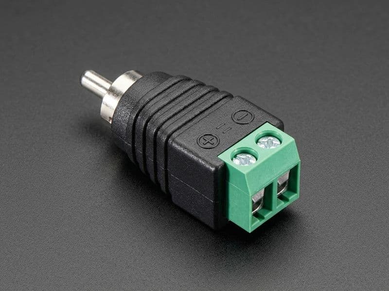 RCA Male Plug / Female Jack with Terminal Block - View 3