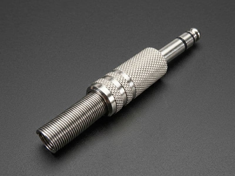 6.35mm 3-Pole (TRS) Stereo Audio Plug - View 3