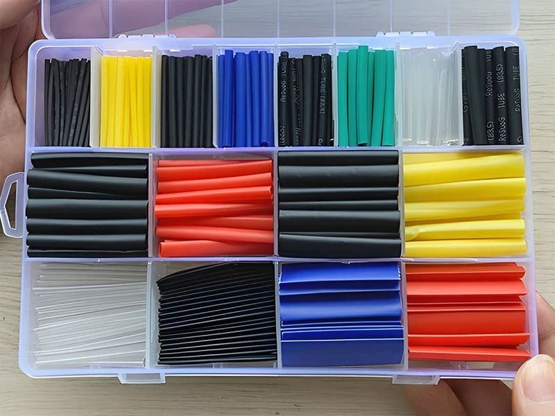 Multicolor Heat Shrink Tubing Assortment Pack - 580 Pcs - View 1
