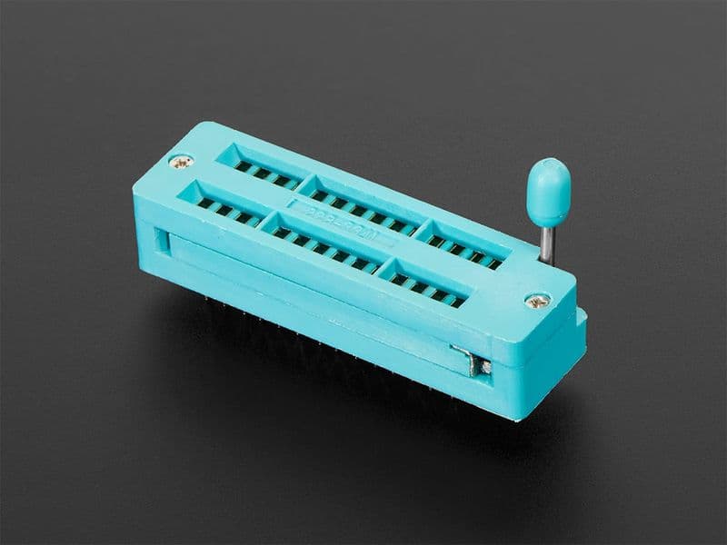 2.54mm ZIF DIP IC Holder with Lever - View 1
