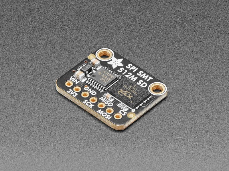 Adafruit SPI Flash SD Card Breakout - XTSD 512MB, SPI Interface - View 3