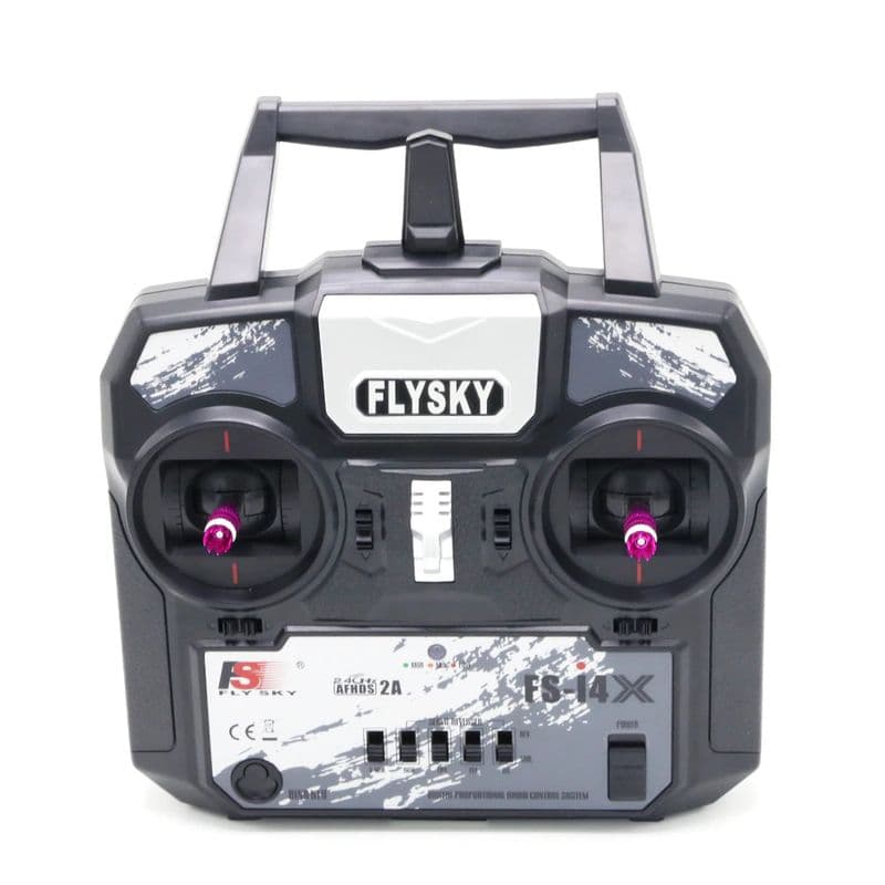 FlySky FS-i4X 2.4GHz 4CH AFHDS R/C Transmitter + FS-A6 Receiver (Left Throttle) - View 1