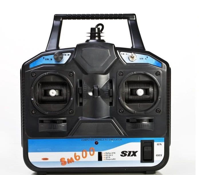 FlySky FS-SM600 6CH USB Powered Controller with SuperSimX Simulator - View 1