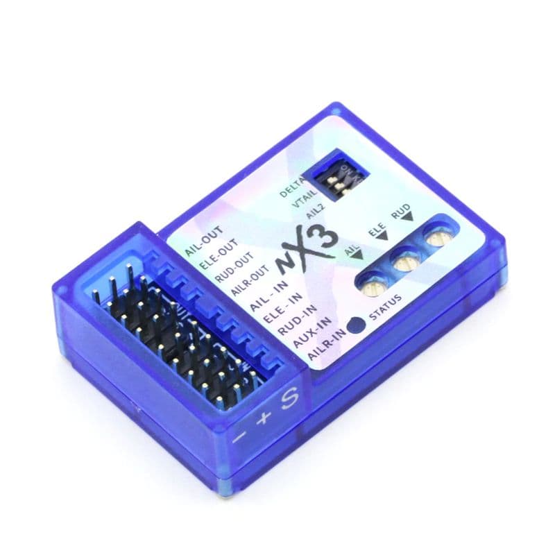 NX3 3D Flight Controller / Gyroscope Balancer for fixed wing aircrafts and RC Planes - View 1