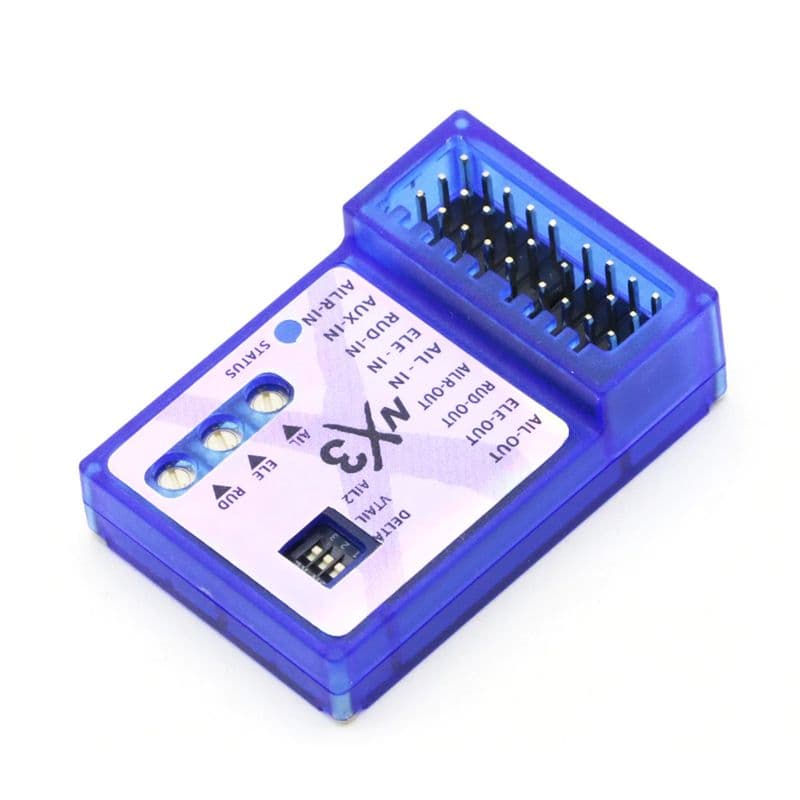 NX3 3D Flight Controller / Gyroscope Balancer for fixed wing aircrafts and RC Planes - View 2
