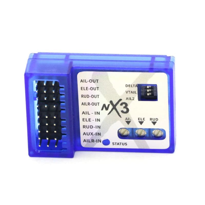 NX3 3D Flight Controller / Gyroscope Balancer for fixed wing aircrafts and RC Planes - View 3
