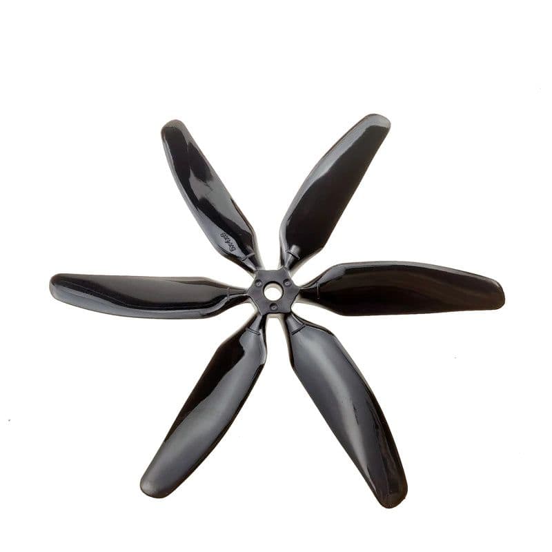 Polycarbonate 5040 6-Bladed Propeller Black (CW/CCW) (1 Pair) - View 1