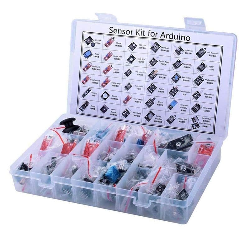 37 in 1 Sensor Kit for Arduino with BOX - View 1
