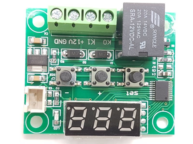 W1209 Thermostat Temperature Control Switch 12V with display - View 1